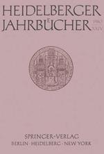 Heidelberger Jahrbücher