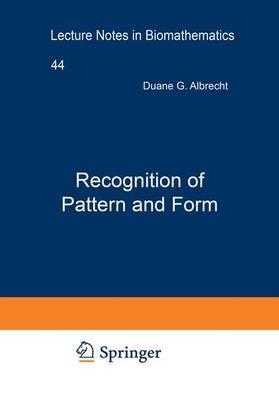 Recognition of Pattern and Form: Proceedings of a Conference Held at the University of Texas at Austin, March 22–24, 1979 - cover