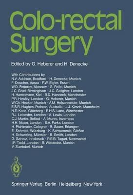 Colo-rectal Surgery - cover