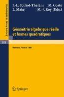 Geometrie algebrique reelle et formes quadratiques: Journees S.M.F., Universite de Rennes 1, Mai 1981 - cover