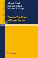 Zeros of Sections of Power Series - A. Edrei,E. B. Saff,R. S. Varga - cover
