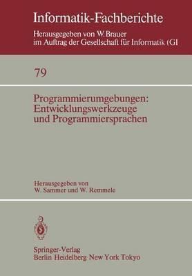 Programmierumgebungen: Entwicklungswerkzeuge und Programmiersprachen - cover