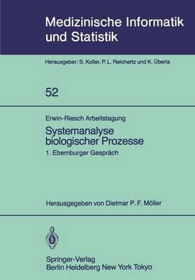Erwin-Riesch Arbeitstagung Systemanalyse biologischer Prozesse: 1. Ebernburger Gespräch Bad Münster am Stein-Ebernburg, 5.–7. April 1984 - cover