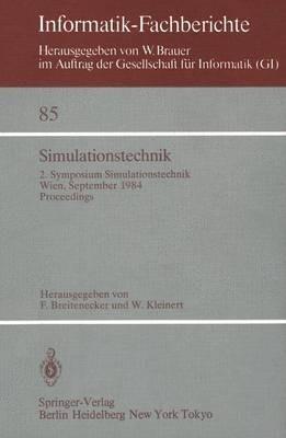 Simulationstechnik: 2. Symposium Simulationstechnik Wien, 25.–27. September 1984 Proceedings - cover