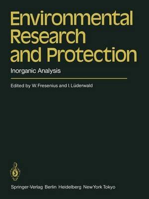Environmental Research and Protection: Inorganic Analysis - cover
