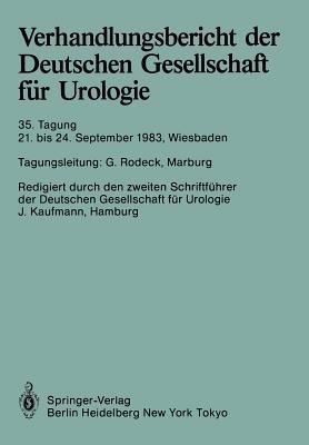 Verhandlungsbericht der Deutschen Gesellschaft für Urologie: 21. bis 24. September 1983, Wiesbaden - cover