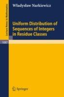 Uniform Distribution of Sequences of Integers in Residue Classes - W. Narkiewicz - cover