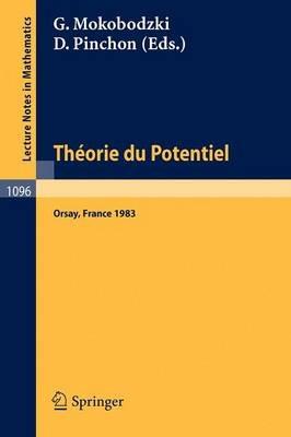 Theorie du Potentiel: Proceedings of the Colloque Jaques Deny held at Orsay, June 20-23, 1983 - cover