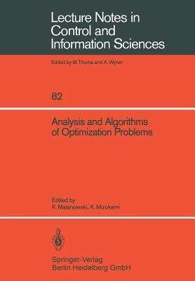 Analysis and Algorithms of Optimization Problems - cover