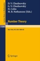 Number Theory: A Seminar held at the Graduate School and University Center of the City University of New York 1984-85 - cover