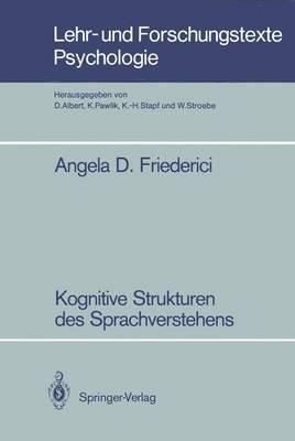 Kognitive Strukturen des Sprachverstehens - Angela D. Friederici - cover