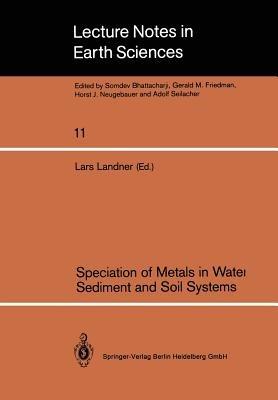 Speciation of Metals in Water, Sediment and Soil Systems: Proceedings of an International Workshop, Sunne, October 15–16, 1986 - cover