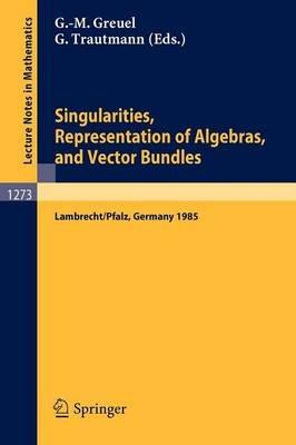Singularities, Representation of Algebras, and Vector Bundles: Proceedings of a Symposium held in Lambrecht/Pfalz, Fed.Rep. of Germany, Dec. 13-17, 1985 - cover