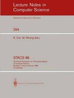 STACS 88: 5th Annual Symposium on Theoretical Aspects of Computer Science, Bordeaux, France, February 11-13,1988; Proceedings