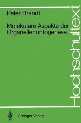 Molekulare Aspekte der Organellenontogenese - Peter Brandt - cover