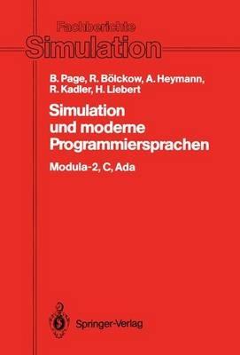 Simulation und moderne Programmiersprachen: Modula-2, C, Ada - Bernd Page,Rolf Bölckow,Andreas Heymann - cover