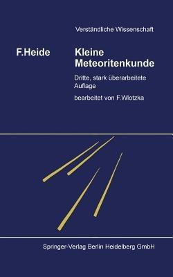 Kleine Meteoritenkunde - Fritz Heide - cover