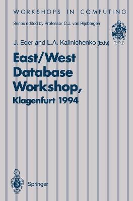 East/West Database Workshop: Proceedings of the Second International East/West Database Workshop, Klagenfurt, Austria, 25–28 September 1994 - cover