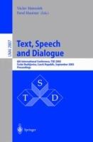 Text, Speech and Dialogue: 6th International Conference, TSD 2003, Ceské Budejovice, Czech Republic, September 8-12, 2003, Proceedings - cover