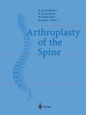 Arthroplasty of the Spine - cover