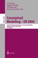 Conceptual Modeling -- ER 2003: 22nd International Conference on Conceptual Modeling, Chicago, IL, USA, October 13-16, 2003, Proceedings - cover