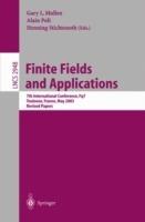 Finite Fields and Applications: 7th International Conference, Fq7, Toulouse, France, May 5-9, 2003, Revised Papers