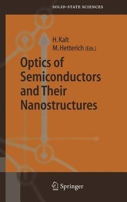 Optics of Semiconductors and Their Nanostructures - cover