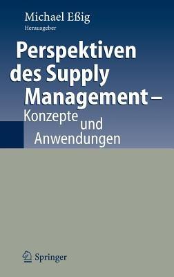 Perspektiven des Supply Management: Konzepte und Anwendungen - cover