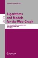 Algorithms and Models for the Web-Graph: Third International Workshop, WAW 2004, Rome, Italy, October 16, 2004. Proceedings - cover