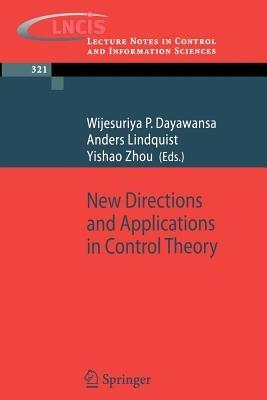New Directions and Applications in Control Theory - cover
