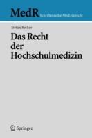 Das Recht der Hochschulmedizin - Stefan Becker - cover