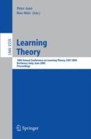 Learning Theory: 18th Annual Conference on Learning Theory, COLT 2005, Bertinoro, Italy, June 27-30, 2005, Proceedings - cover