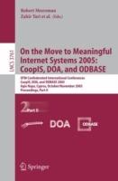 On the Move to Meaningful Internet Systems 2005: CoopIS, DOA, and ODBASE: OTM Confederated International Conferences, CoopIS, DOA, and ODBASE 2005, Agia Napa, Cyprus, October 31 - November 4, 2005, Proceedings, Part II - cover