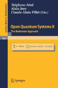 Open Quantum Systems II: The Markovian Approach - cover