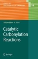 Catalytic Carbonylation Reactions - cover