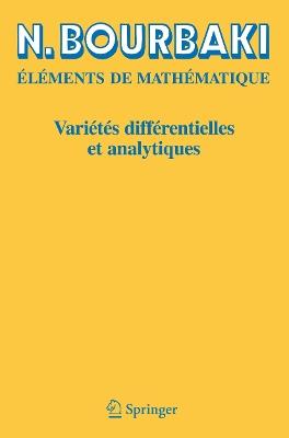 Variétés différentielles et analytiques: Fascicule de résultats - N. Bourbaki - cover