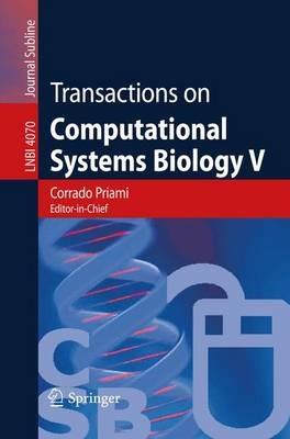 Transactions on Computational Systems Biology V - cover