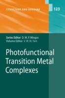 Photofunctional Transition Metal Complexes - cover