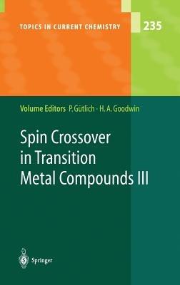 Spin Crossover in Transition Metal Compounds III - cover