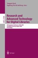 Research and Advanced Technology for Digital Libraries: 7th European Conference, ECDL 2003, Trondheim, Norway, August 17-22, 2003. Proceedings - cover
