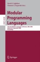 Modular Programming Languages: 7th Joint Modular Languages Conference, JMLC 2006, Oxford, UK, September 13-15, 2006, Proceedings - cover