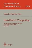 Distributed Computing: 14th International Conference, DISC 2000 Toledo, Spain, October 4-6, 2000 Proceedings - cover