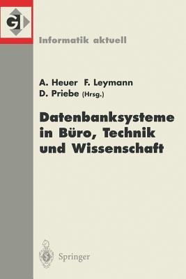 Datenbanksysteme in Büro, Technik und Wissenschaft: 9. GI-Fachtagung Oldenburg, 7.-9. März 2001 - cover