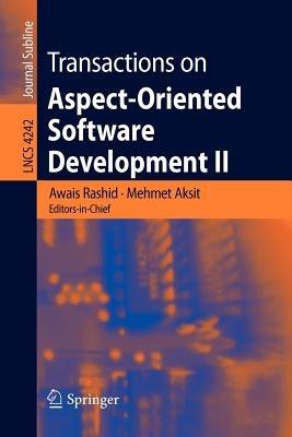 Transactions on Aspect-Oriented Software Development II: Focus: AOP Systems, Software and Middleware - cover