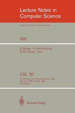 CSL '87: 1st Workshop on Computer Science Logic, Karlsruhe, FRG, October 12-16, 1987. Proceedings