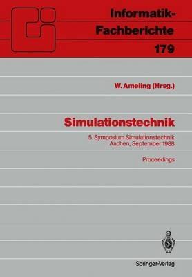 Simulationstechnik: 5. Symposium Simulationstechnik Aachen, 28.–30. September 1988 Proceedings - cover