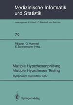 Multiple Hypothesenprüfung / Multiple Hypotheses Testing: Symposium, 6. und 7. November 1987