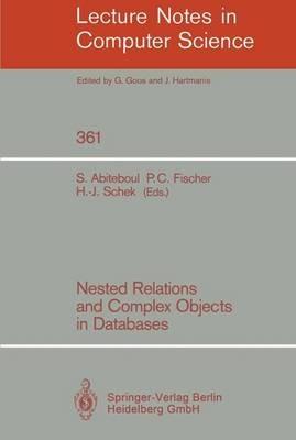 Nested Relations and Complex Objects in Databases - cover