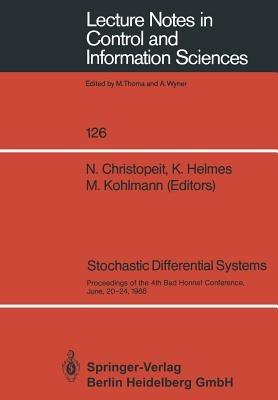 Stochastic Differential Systems: Proceedings of the 4th Bad Honnef Conference, June, 20–24, 1988 - cover
