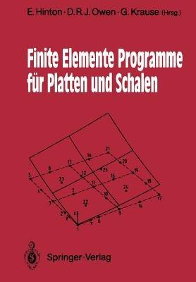 Finite Elemente Programme für Platten und Schalen - cover